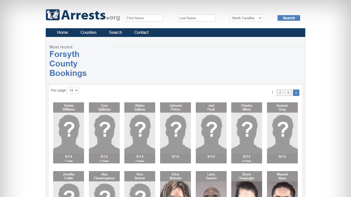 Forsyth County Arrests and Inmate Search